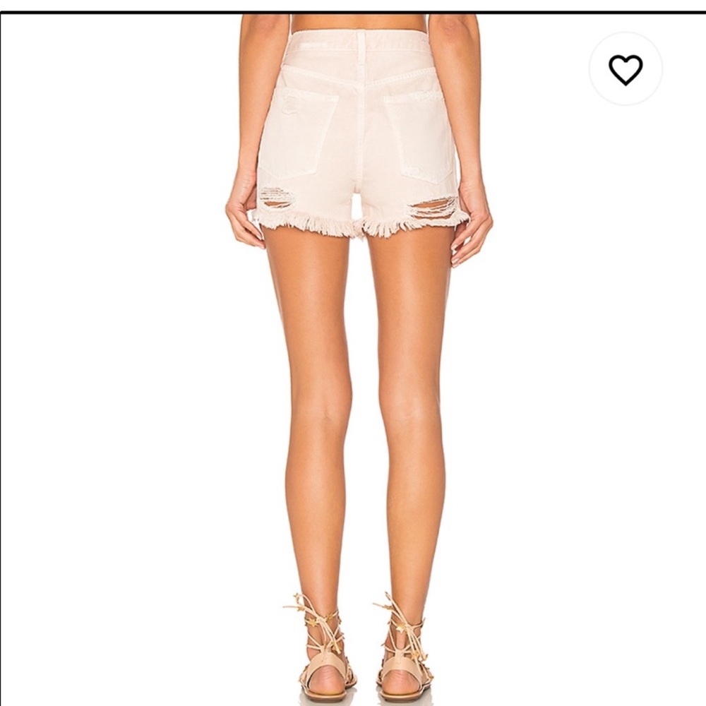J Brand x Revolve High Rise Cut Off Short in Coquette Wash - Picture 2 of 8